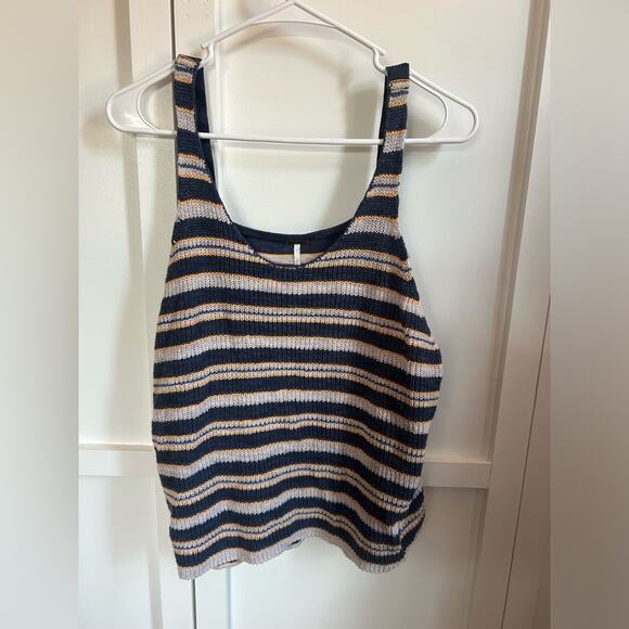 Free People Striped Knit Tank - Picture 1 of 3